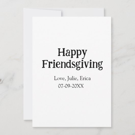 Glückliche Freunde hinzufügen Namen mit Liebe Datu Einladung (Vorderseite)