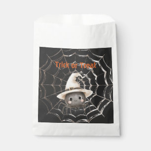 Glückliche freundliche Spinne auf Web Halloween Geschenktütchen