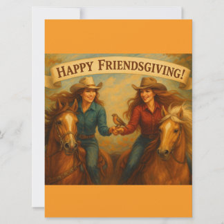 Glückliche FriendsGiving-Einladung Einladung