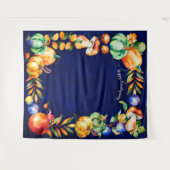 Glückliche Friendsgiving Wandteppich (Vorderseite (Horizontal))