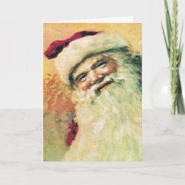 Glückliche frohe Weihnachten Sankt Vintag