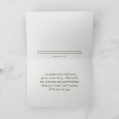 Glückliche Frosch-Ermutigung Karte (Innenseite)