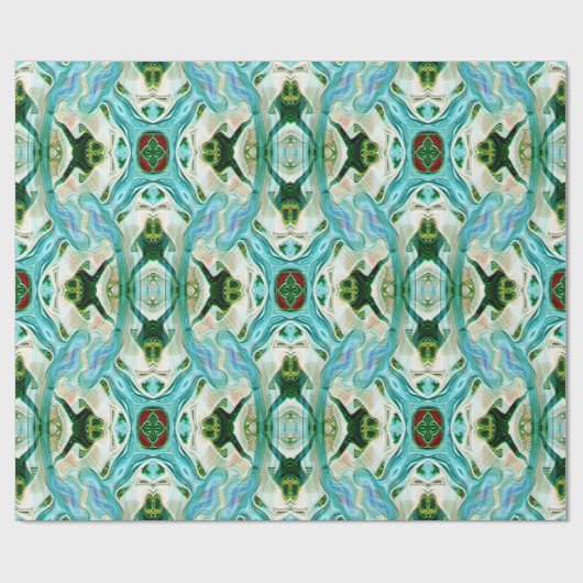 Glückliche Frösche.... Geschenkpapier (Flach)