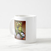 Glückliche Frösche Kaffeetasse (Vorderseite Links)