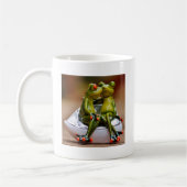Glückliche Frösche Kaffeetasse (Links)