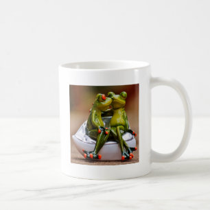 Glückliche Frösche Kaffeetasse