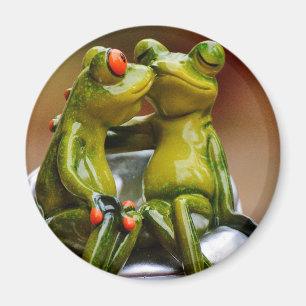 Glückliche Frösche Magnet