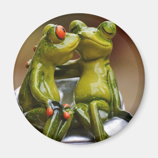 Glückliche Frösche Magnet (Vorne)