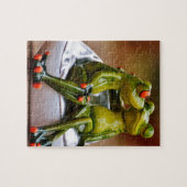 Glückliche Frösche Puzzle (Horizontal)