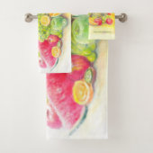 Glückliche Früchte Badhandtuch Set (Insitu)