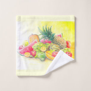 Glückliche Früchte Badhandtuch Set