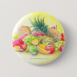 Glückliche Früchte Button