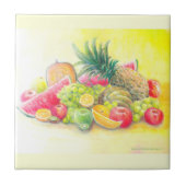 Glückliche Früchte Fliese (Vorderseite)