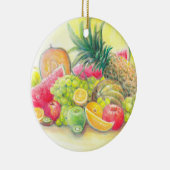Glückliche Früchte Keramik Ornament (Rechts)