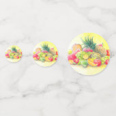 Glückliche Früchte Konfetti (Rückseiten)