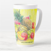Glückliche Früchte Milchtasse (Rechte Ecke)
