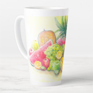 Glückliche Früchte Milchtasse