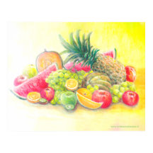 Glückliche Früchte