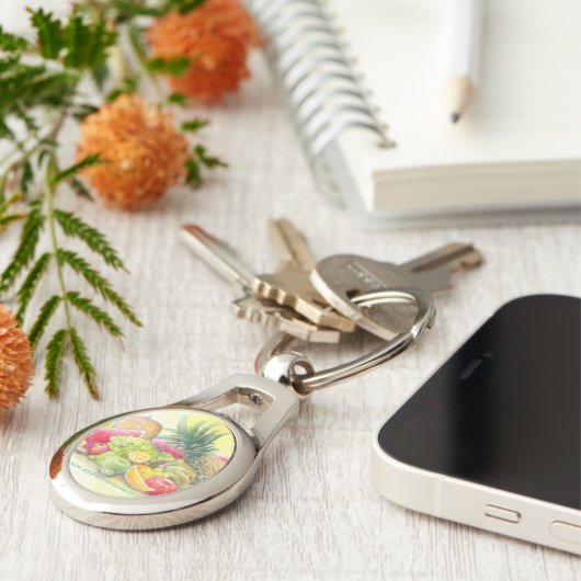 Glückliche Früchte Schlüsselanhänger (Seite)