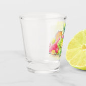 Glückliche Früchte Schnapsglas (Links)