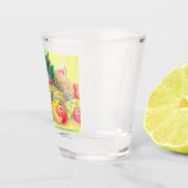 Glückliche Früchte Schnapsglas (Rechts)