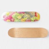 Glückliche Früchte Skateboard (Horizontal)