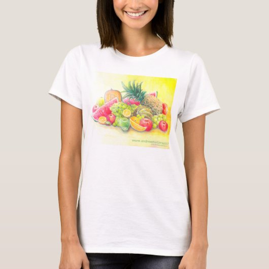 Glückliche Früchte T-Shirt (Vorderseite)