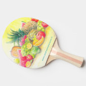 Glückliche Früchte Tischtennis Schläger (Seitenansicht)