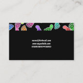 Glückliche Füße der Tapeten-, Ihr Name hier Visitenkarte (Rückseite)