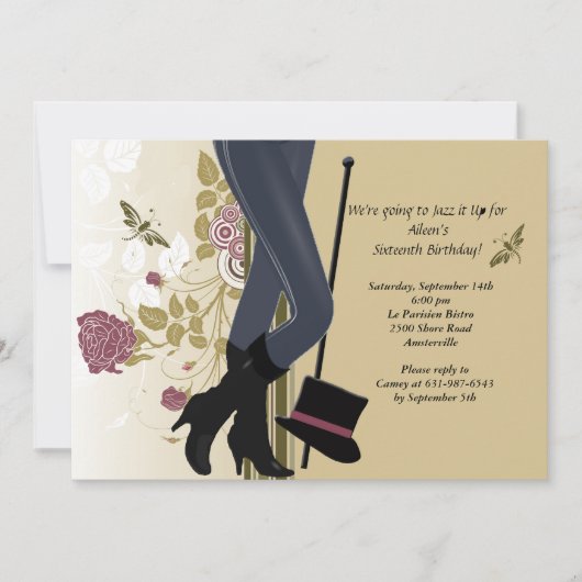 Glückliche Füße Einladungs- Einladung (Vorderseite)