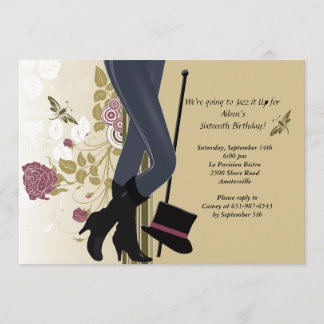 Glückliche Füße Einladungs- Einladung