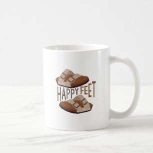 Glückliche Füße Kaffeetasse