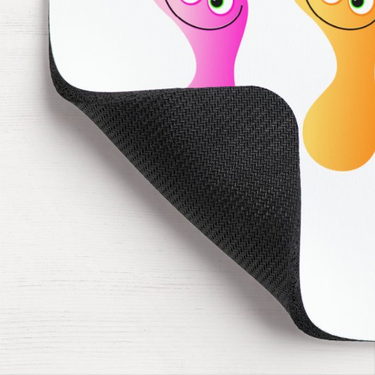 Glückliche Füße Mousepad (Ecke)