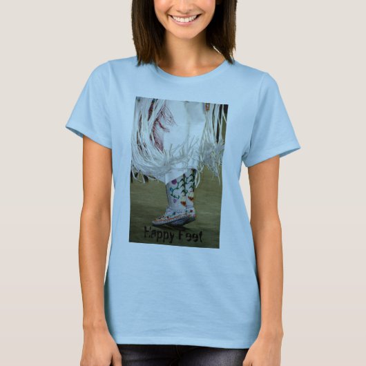 Glückliche Füße T - Shirt (Vorderseite)