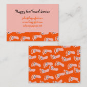 Glückliche Füße Tapeten- Visitenkarte (Vorne/Hinten)