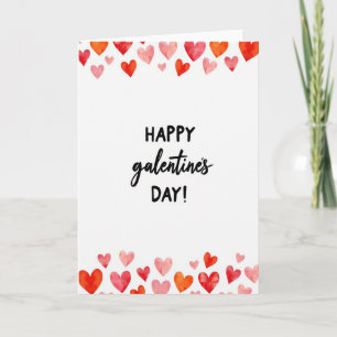 Glückliche Galentines Freundschaftskarte Karte