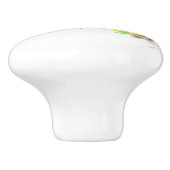 Glückliche Gänseblümchen Keramikknauf (Seitenansicht)