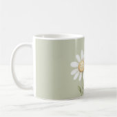 Glückliche Gänseblümchenblume Kaffeetasse (Links)