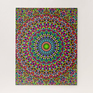 Glückliche Garten-Mandala Puzzle