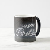 **GLÜCKLICHE GEBURTSTAGLICHE TASSE** ODER "LEHRER" VERWANDLUNGSTASSE (VorderseiteRechts)