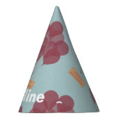 Glückliche Geburtstagsballons personalisiert Partyhütchen (Rechts)