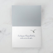 Glückliche Geburtstagsbotschaft in einer Flasche Karte (Innenseite)