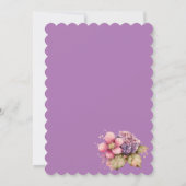 Glückliche Geburtstagsfee Einladung (Rückseite)