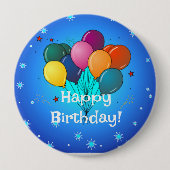 Glückliche Geburtstagsfeier Button (Vorderseite)
