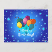 Glückliche Geburtstagsfeier Postkarte (Rückseite)
