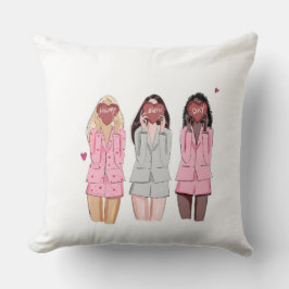 Glückliche Geburtstagsfotografie pinkfarbene Mädch Kissen