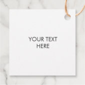 Glückliche Geburtstagsgeschenke, Geburtstagsmarken Geschenkanhänger (Rückseite)