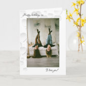 Glückliche Geburtstagsgeschwistenkarte Karte (Gelbe Blume)