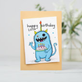 Glückliche Geburtstagskarte (Stehend Vorderseite)