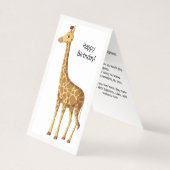 Glückliche Geburtstagskarte (Vorderseite)